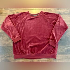 🌟NWOT Women’s Knox Rose Velour Sweatshirt